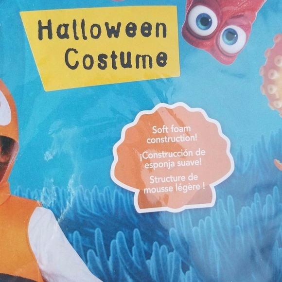 Disney Pixar Kids' Nemo Halloween Costume Age 3-6 - Picture 3 of 6